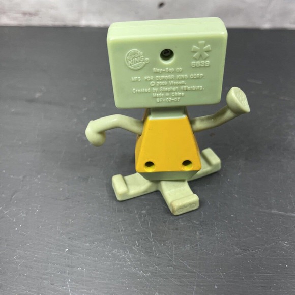 Spongebob Squarepants Toy Lot Squidward Puzzle Cube 2004 Burger King - Picture 3 of 8